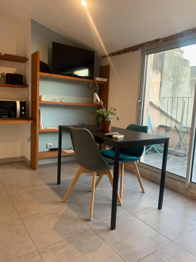 Studio avec Terrasse Aix-en-Provence Esterno foto